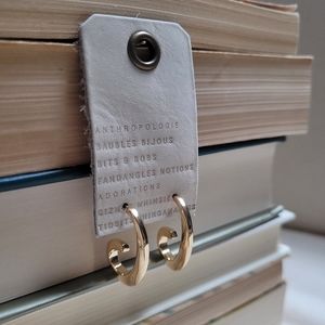 Anthropologie Gold Earrings